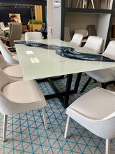 Load image into Gallery viewer, Glassisimo one of a kind hand painted dining table - CLEARANCE ITEM