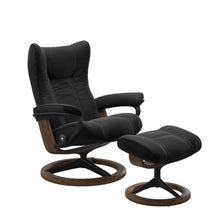 Load image into Gallery viewer, Stressless® Wing (M) Signature chair with footstool