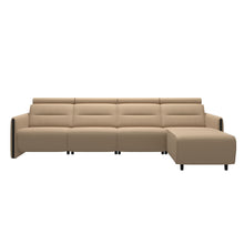 Load image into Gallery viewer, Stressless® Emily arm wood 3 seater Power left with Long Seat