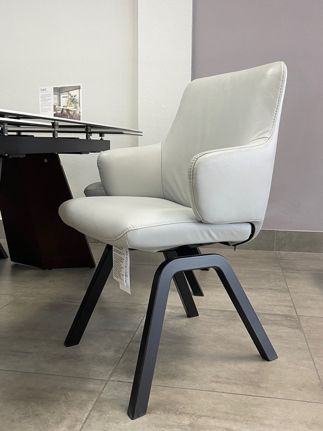 Laurel Dining Chair Low back Large with arms by Stressless  - CLEARANCE ITEM