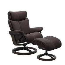 Load image into Gallery viewer, Stressless® Magic (M) Signature chair with footstool
