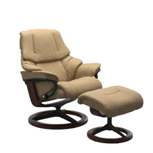 Load image into Gallery viewer, Stressless® Reno (M) Signature chair with footstool

